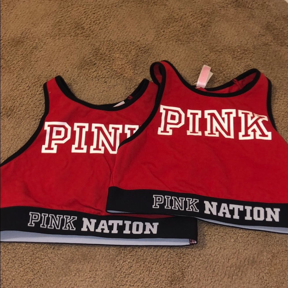 PINK sports bras